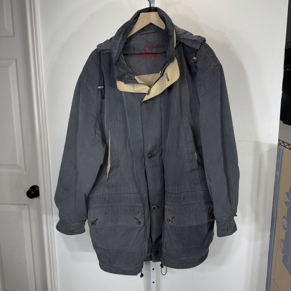 Vintage Steinbock Austria Tyrol Alpine European Field Coat Jacket US Men's 46